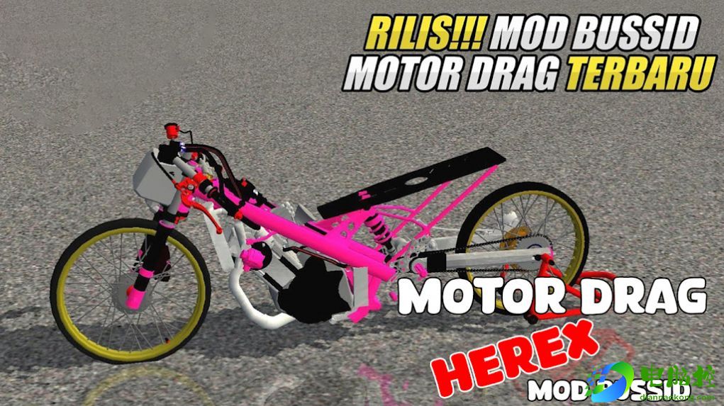电机行驶的摩托车(Mod Motor Drag Herex Bussid)